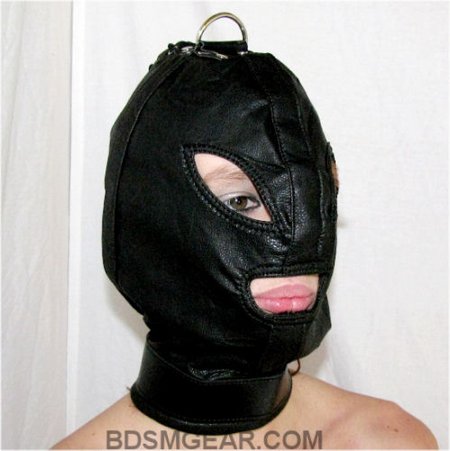 Bondage Hood with Top Ring