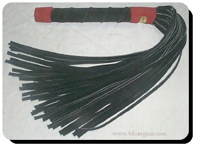 black suede flogger bdsm adult toys bondage