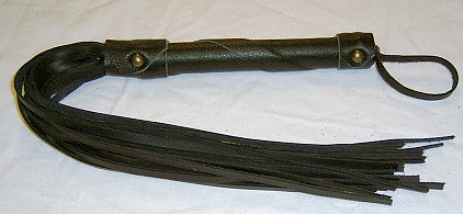 black leather flogger bondage bdsm adult toys
