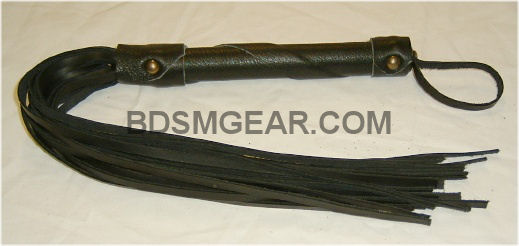 black leather flogger bondage bdsm adult toys