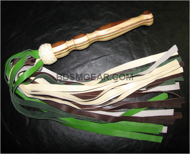 Wood Laminate Handle Floggers