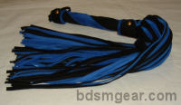 101 Black and Blue Suede Flogger