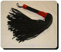 horse hair flogger, leather flogger, deer hide flogger, suede flogger