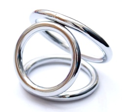 3 Way Metal Cock Ring
