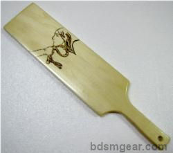Hand Burned Submission Paddle