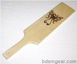 Hand Burned Butterfly Paddle