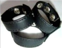 3 Way Leather Cock Ring