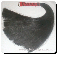 1/2 Pound Black or Blonde Horse Hair Flogger