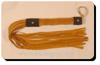 Standard Tan Suede bdsm Flogger