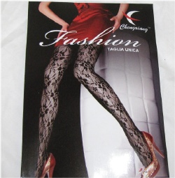 Sexy Flowered Pantyhose