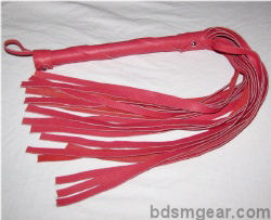 Giant Red Leather  Flogger