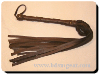 King Size Black Leather Flogger