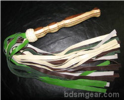 Professional laminate wood handled flogger