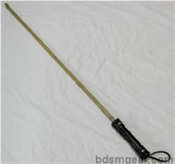 Leather Handled Bamboo Cane