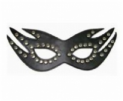 Sexy Black Leather Party Mask