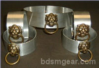 gold collars, lifestyle collars leather collar, deer collar, bdsm collar, bondage collar