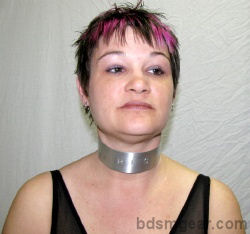 Wide Personalized Aluminum Collar