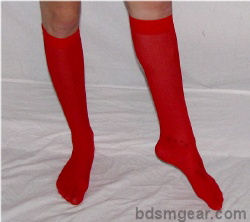 Red Knee-Hi Stockings