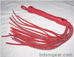 Standard Red Leather Flogger