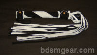 Black and White Suede Flogger
