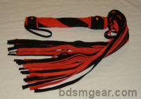 King Size Two Tone Red and Black Flogger
