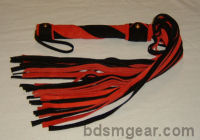 Black and Red Suede Flogger