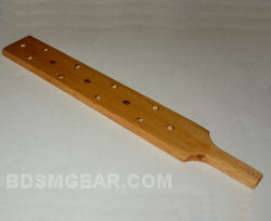 24 inch Wooden Paddle with Holes
