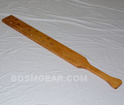 36 inch Wooden Paddle with Holes