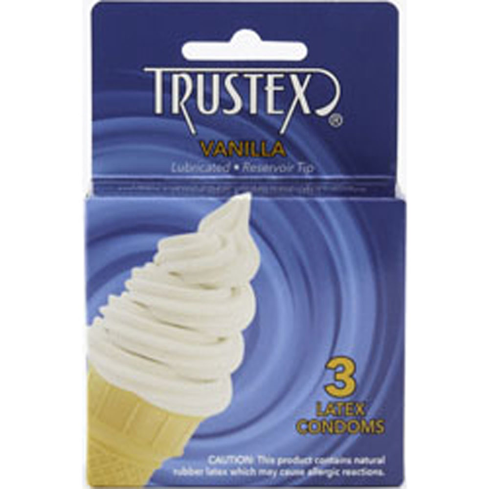 Trustex Flavored Lubricated Condoms 3 Pack