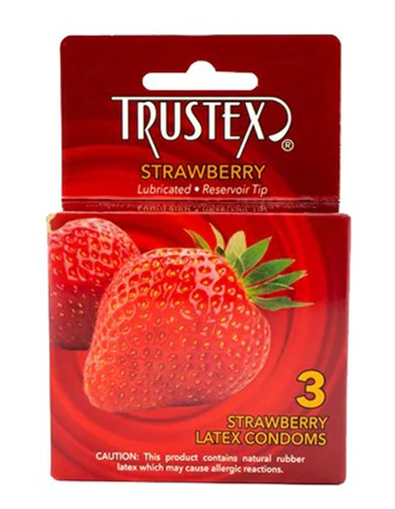 Trustex Flavored Lubricated Condoms 3 Pack