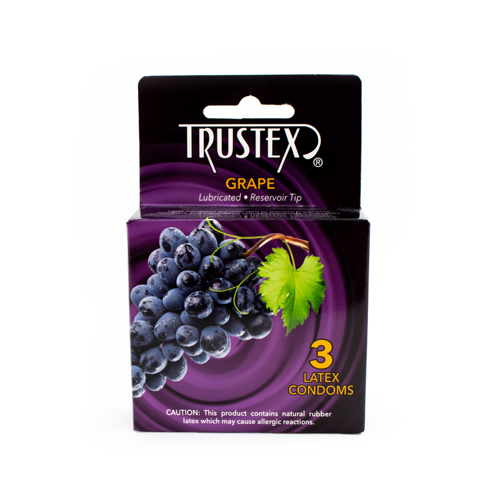 Trustex Flavored Lubricated Condoms 3 Pack