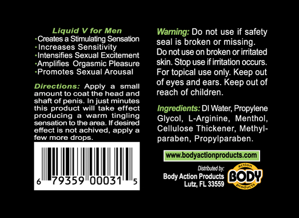 Liquid v for Men 1 Oz Bottle