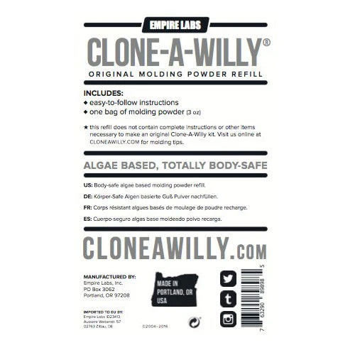 Clone- a- Willy Molding Powder Refill - 3.3 Oz.