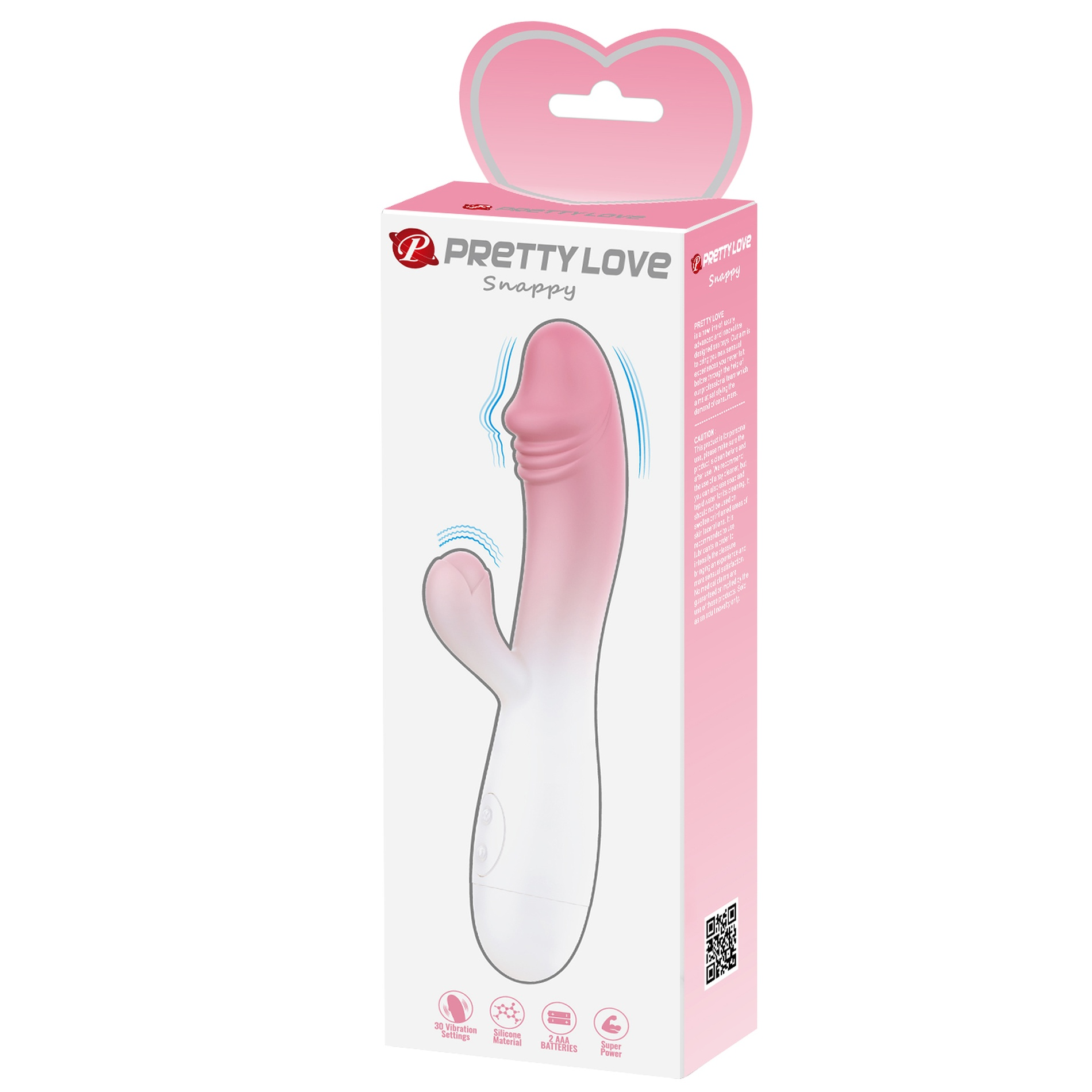 Pretty Love Rabbit Vibrator - Pink Ombre
