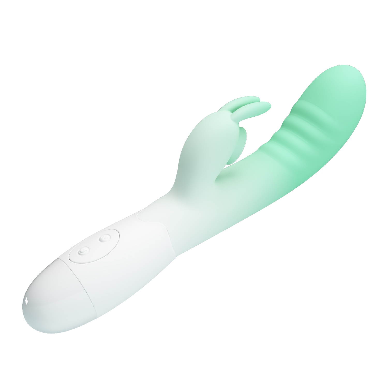 Pretty Love Cerberus Licking Rabbit - Aqua Ombre