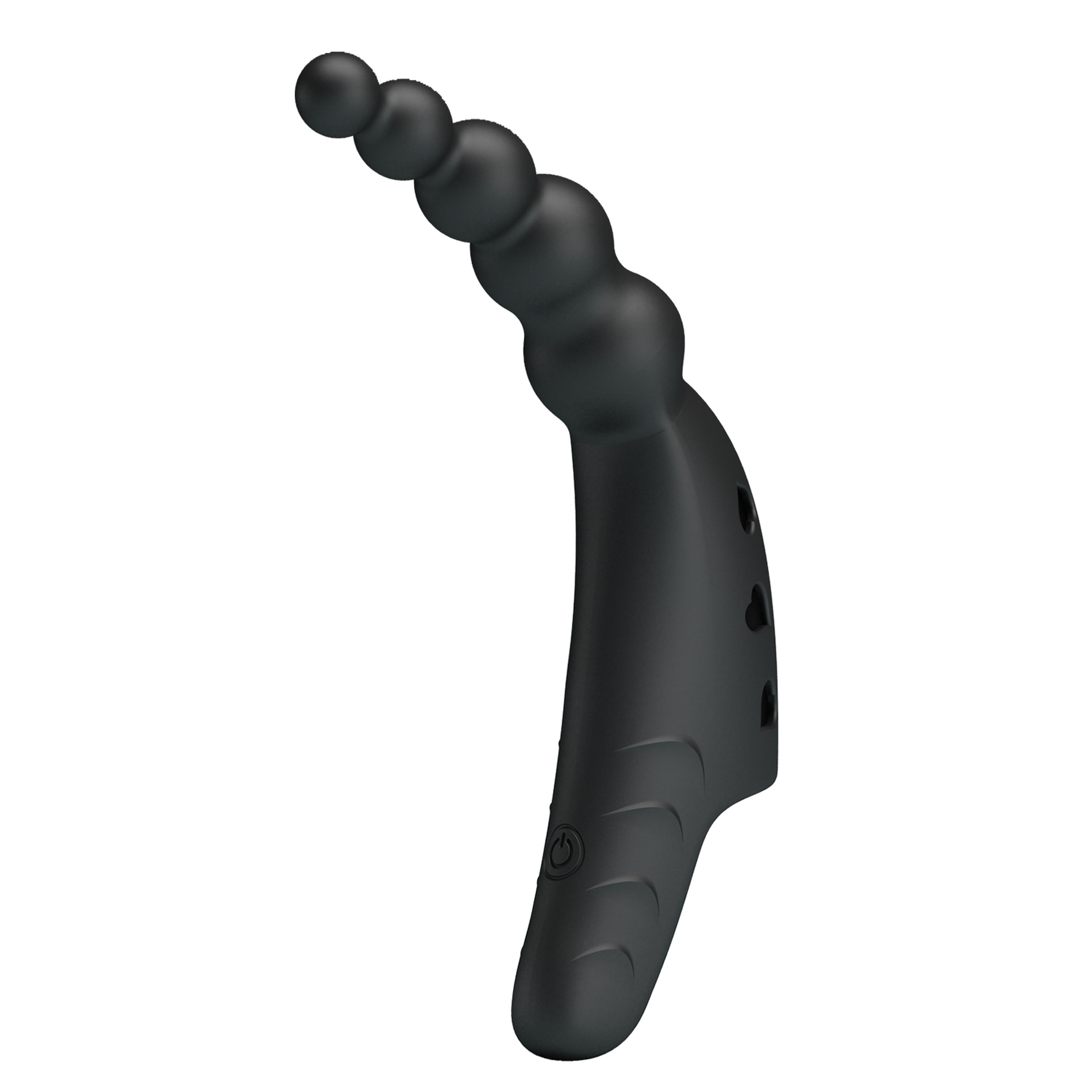 Pretty Love Jordin Beaded Finger Vibe - Black