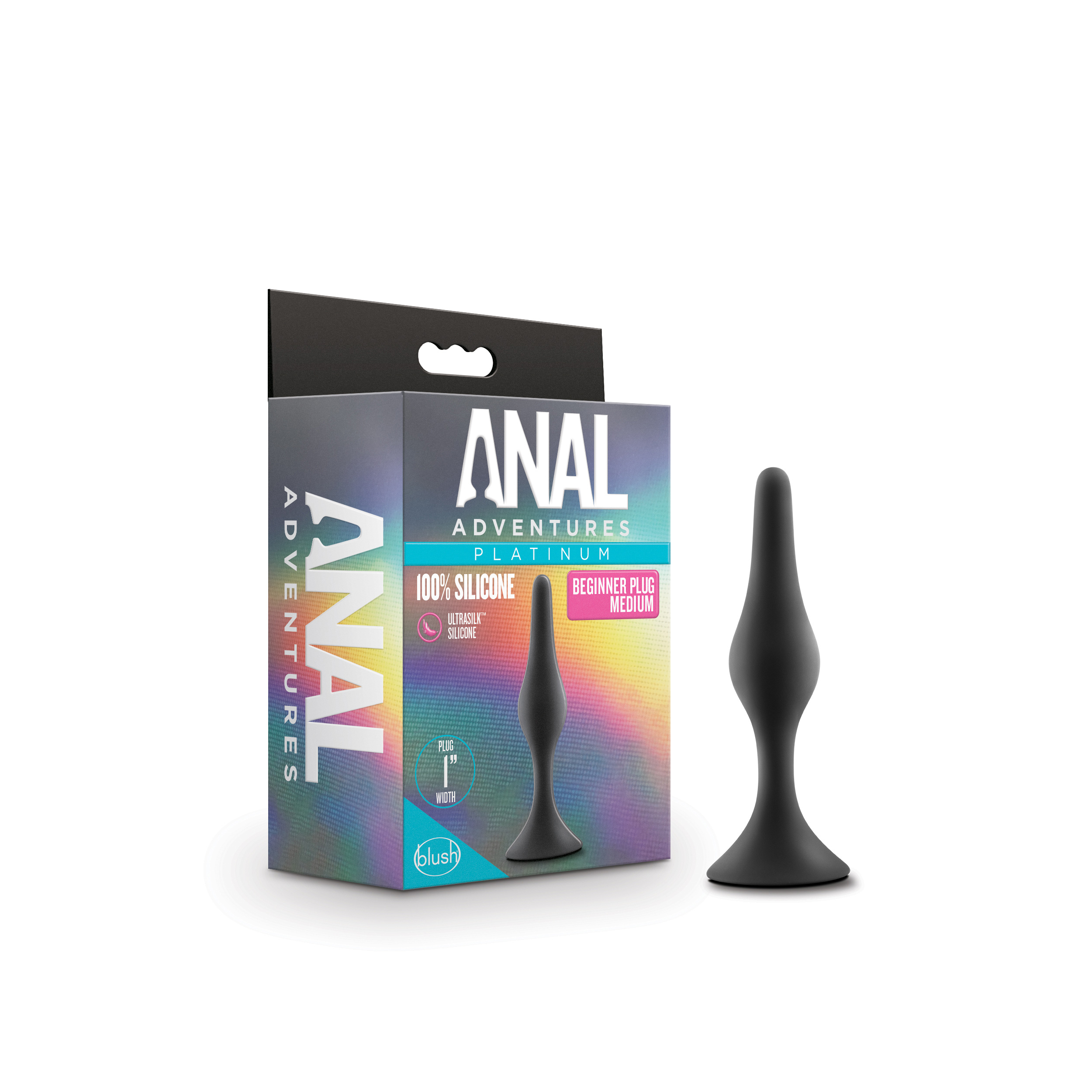 Anal Adventures Platinum - Silicone Beginner Plug