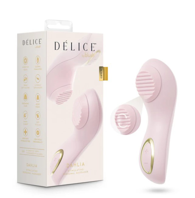 Delice Dahlia Stimulating Personal Massager - Pink