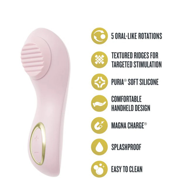 Delice Dahlia Stimulating Personal Massager - Pink