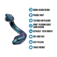Temptasia Twin Python Silicone Double Ended Dildo