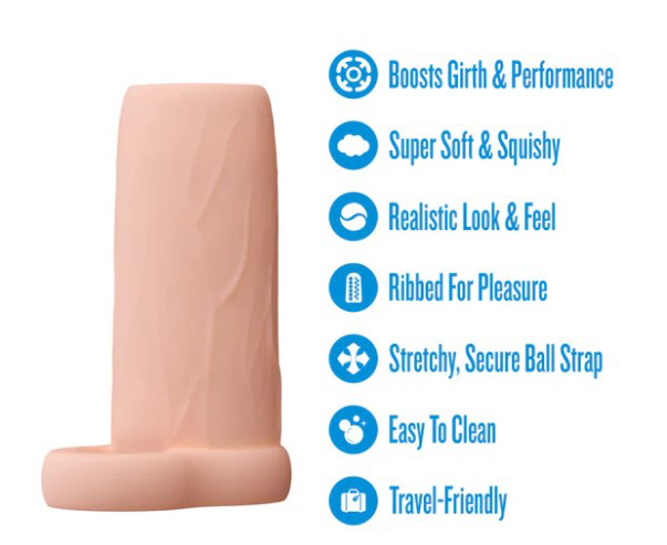 Performance 3.5 Inch Enhancement Sleeve - Beige