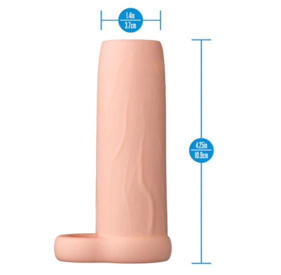 Performance 4.25 Inch Enhancement Sleeve - Beige