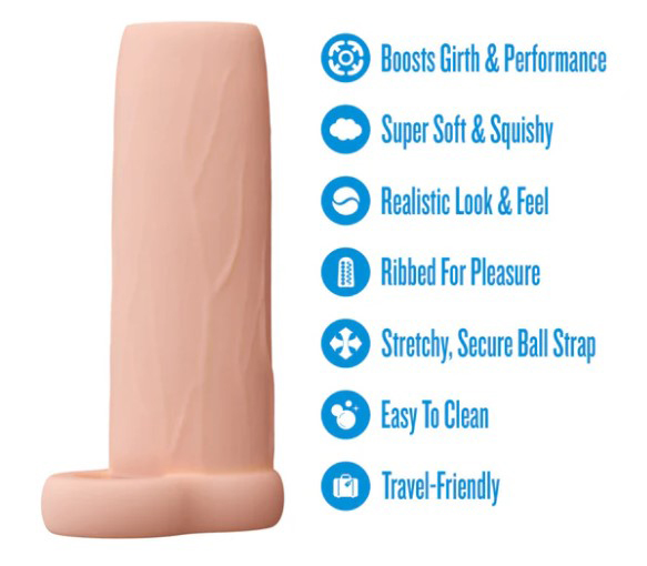 Performance 4.25 Inch Enhancement Sleeve - Beige