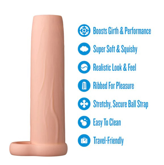 Performance 5.75 Inch Enhancement Sleeve - Beige