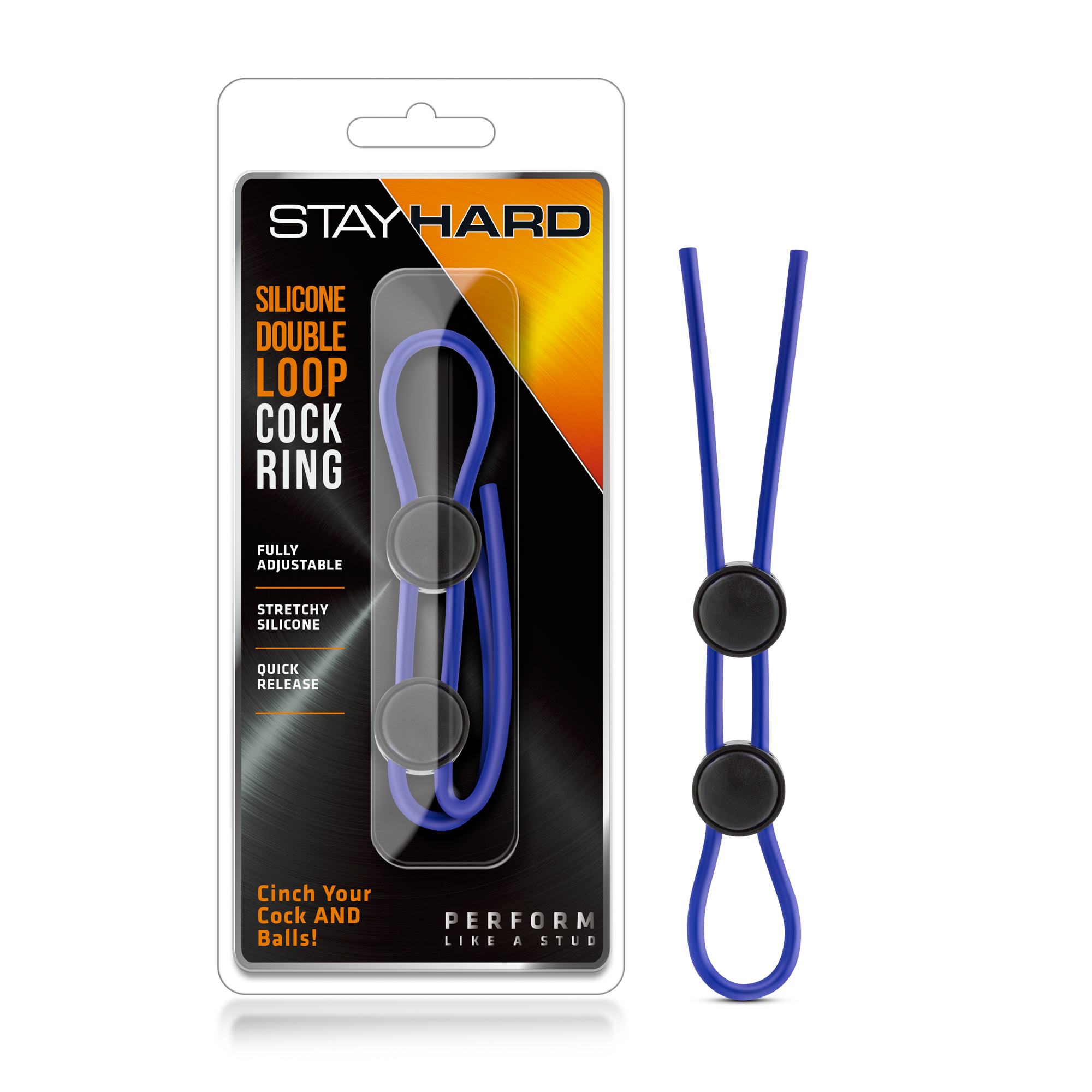 Stay Hard - Silicone Double Loop Cock Ring