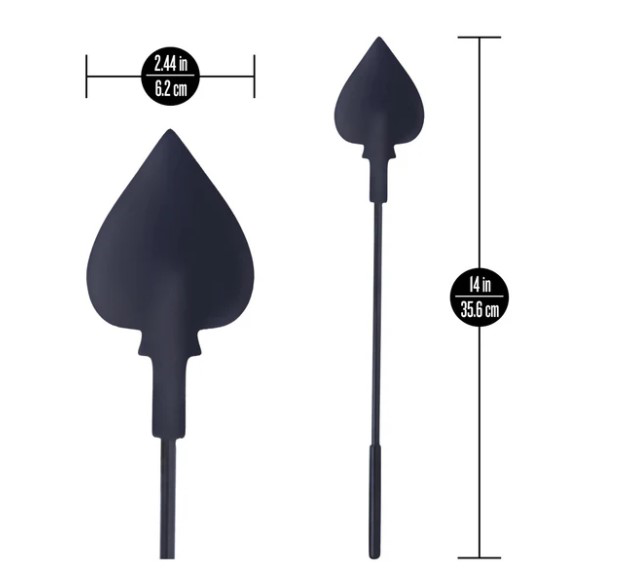 Temptasia Ardor - Spade Crop - Black