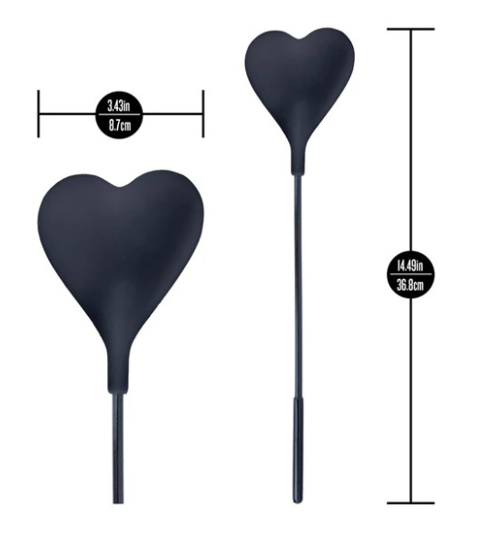 Temptasia Ardor - Heart Crop - Black