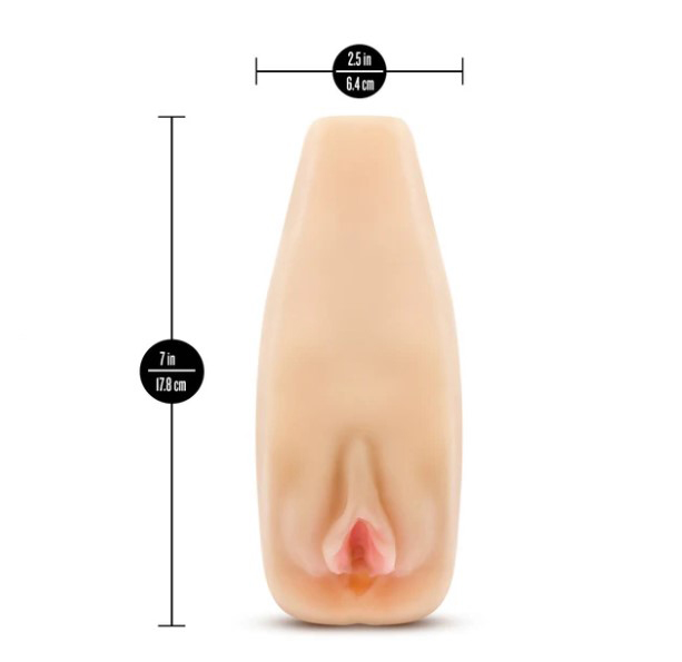 Enlust Sabrina Male Masturbator With Bullet Vibrator - Beige