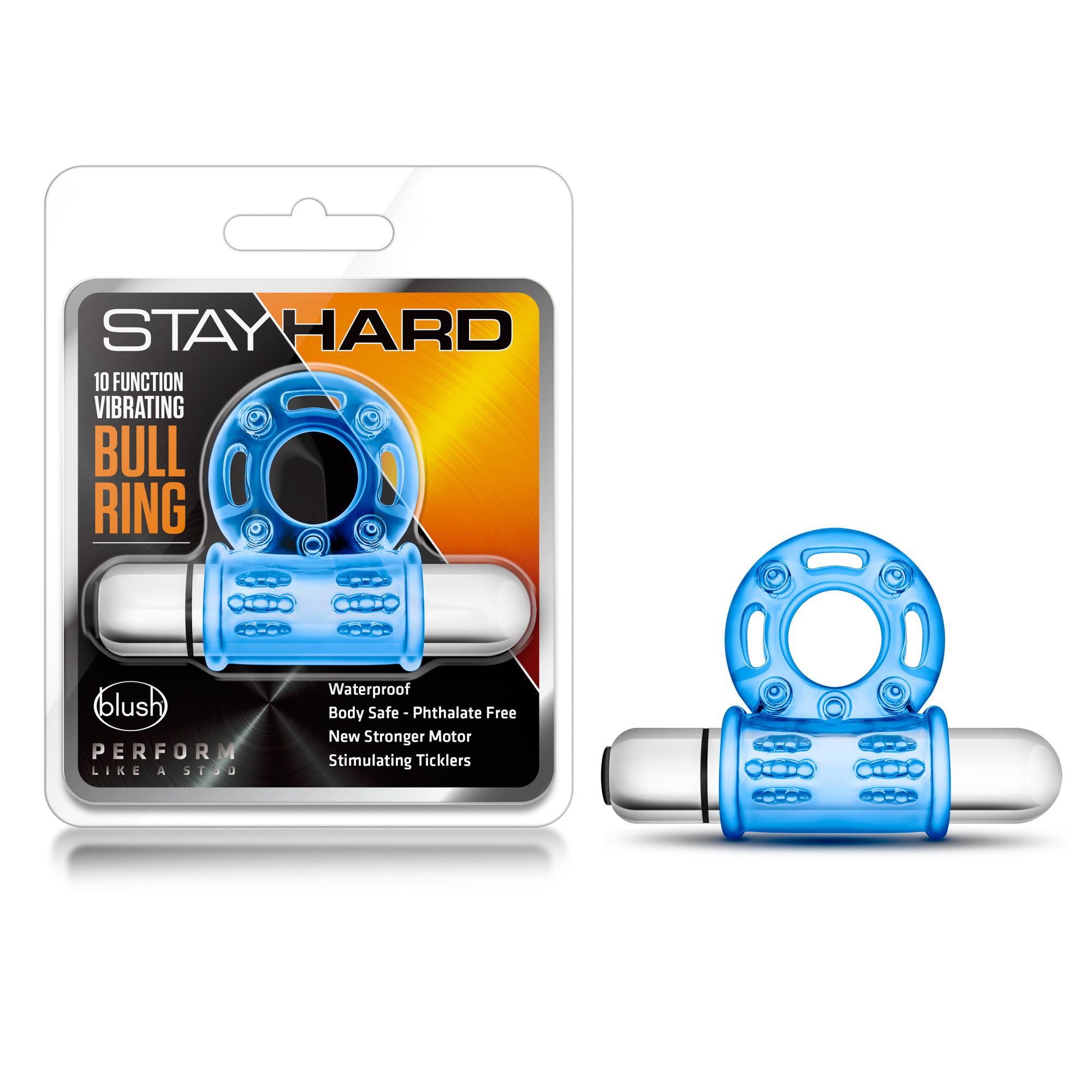 Stay Hard 10 Function Vibrating Bull Ring