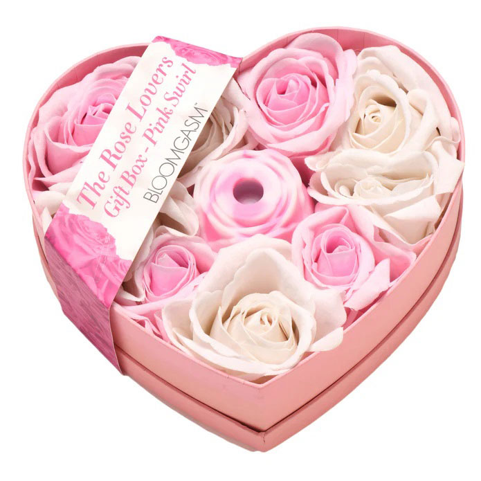 Bl the Rose Lovers Gift Box - Pink Swirl
